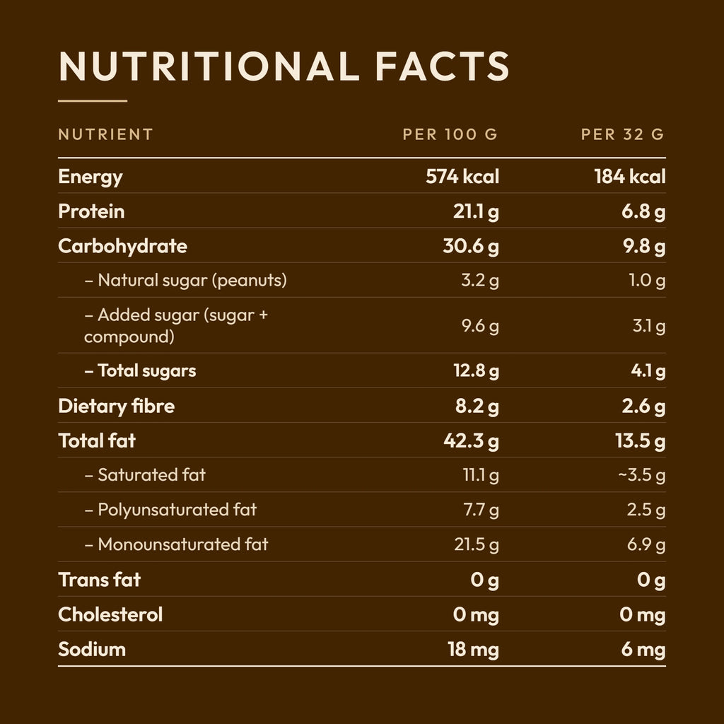 Moongster Natural Chocolate Peanut Butter - 340g
