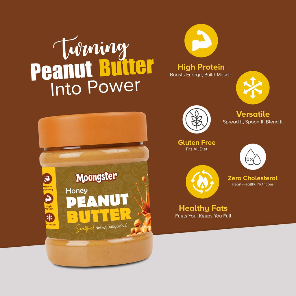 honey peanut butter 340g
