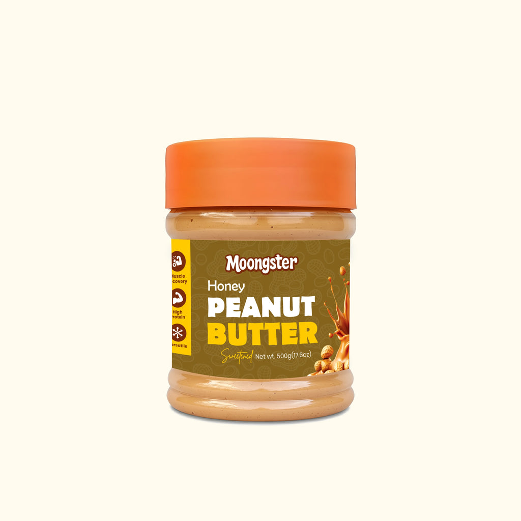 Moongster Natural Peanut Butter Honey 500g
