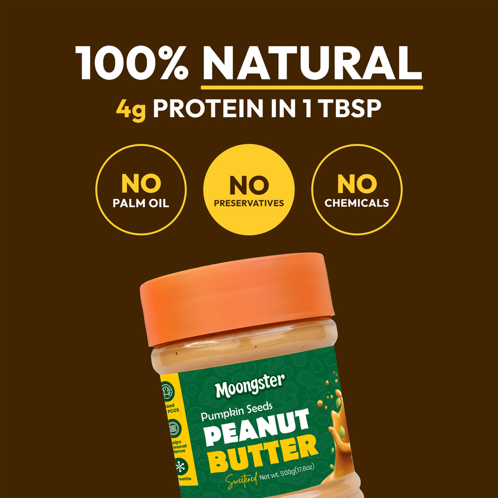 Moongster Natural  Pumpkin Seeds Peanut Butter 1Kg