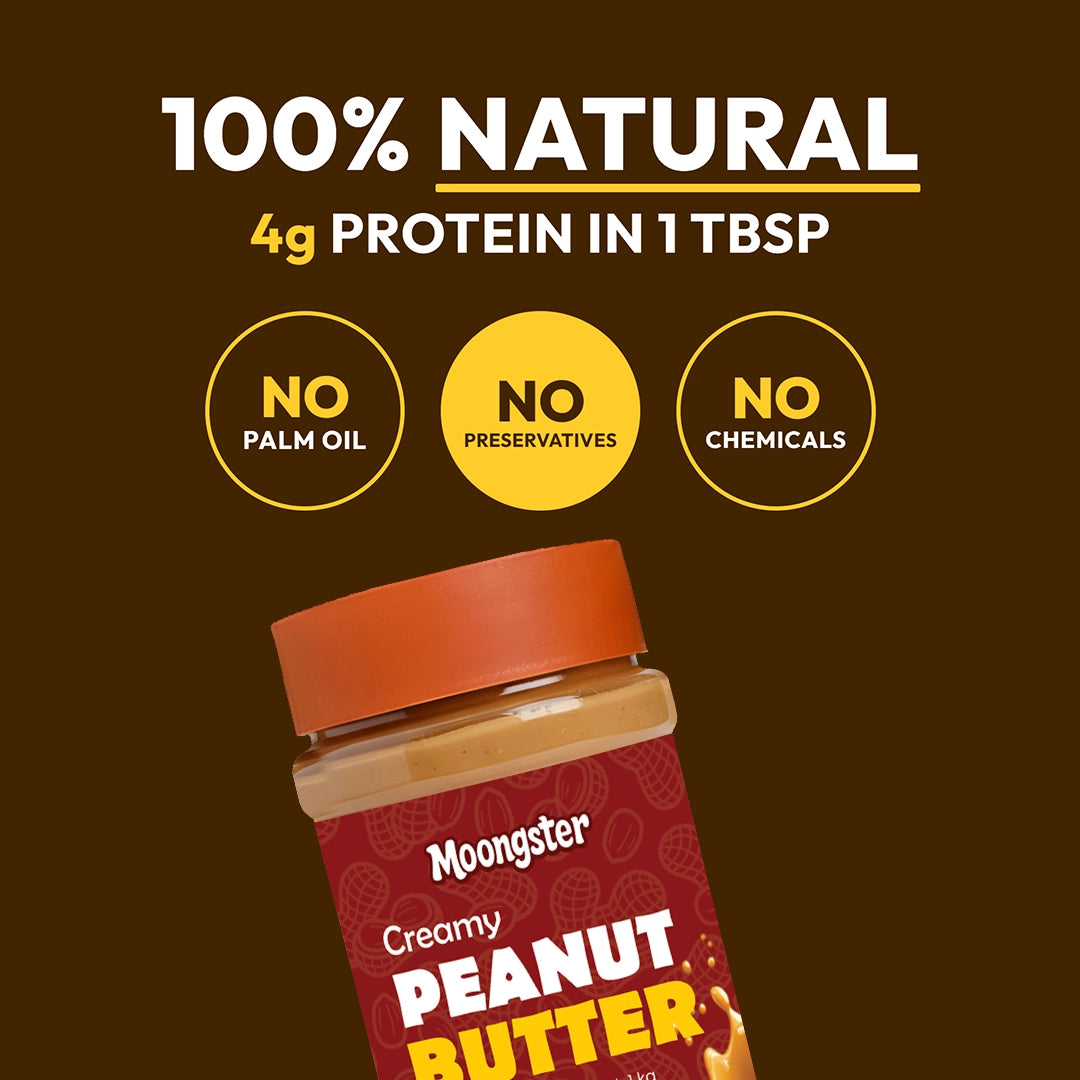 Moongster Natural Creamy Peanut Butter